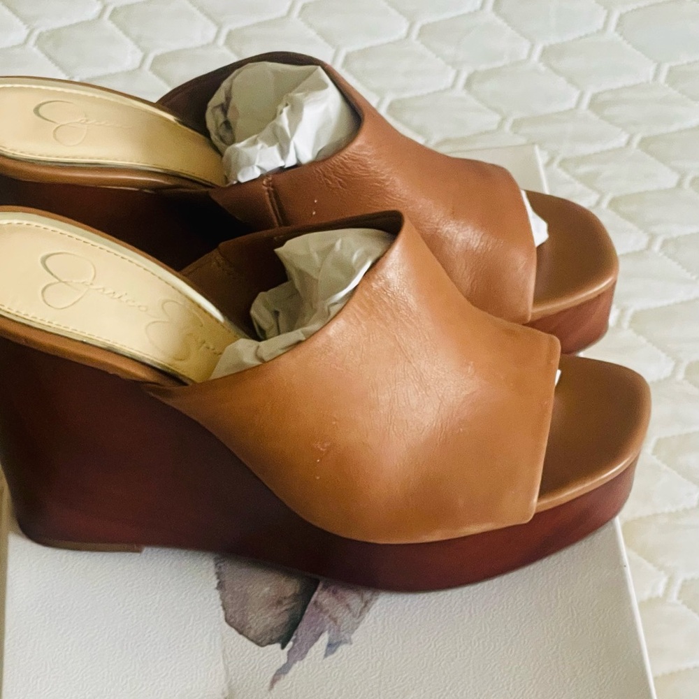 Jessica Simpson Shantelle wedge sandals.